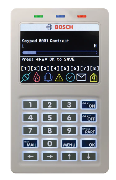 Bosch Colour PROX Solution 6000 Graphic Keypad White