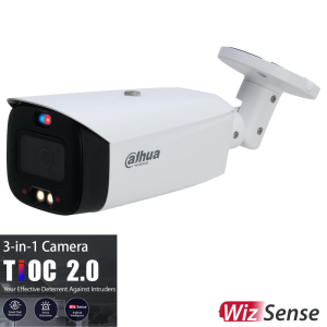 Dahua 6MP TiOC Active Deterrence 2.0 IP Bullet Fixed Camera